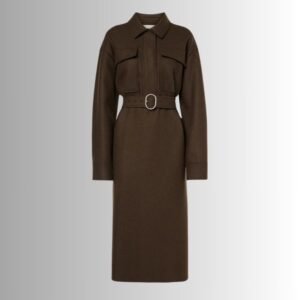 Wool Corduroy shirt dress 007