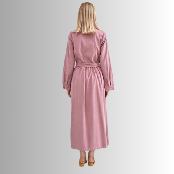 Beautiful Cotton Long Shirt Dress 0032 - Image 3